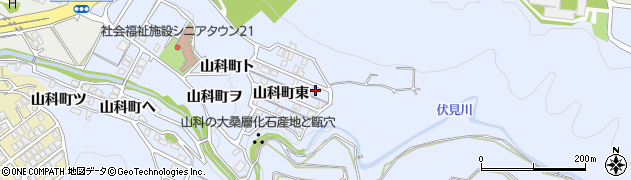 石川県金沢市山科町東33周辺の地図
