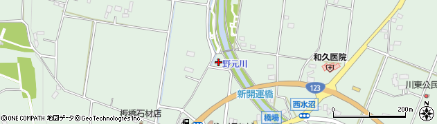栃木県芳賀郡芳賀町西水沼490周辺の地図