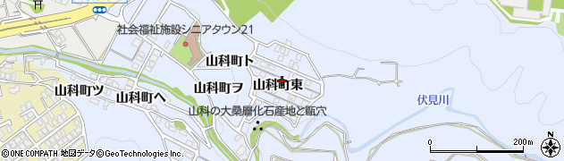 石川県金沢市山科町東51周辺の地図