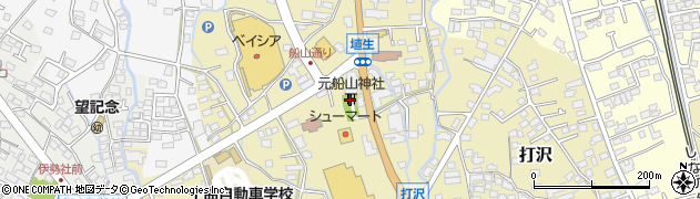元船山神社周辺の地図