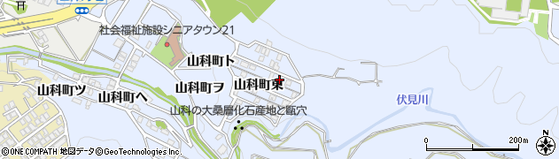 石川県金沢市山科町東35周辺の地図