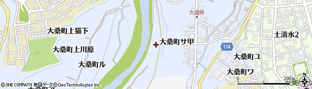 石川県金沢市大桑町鱒川淵周辺の地図