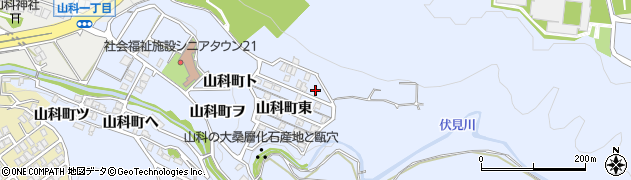 石川県金沢市山科町東28周辺の地図