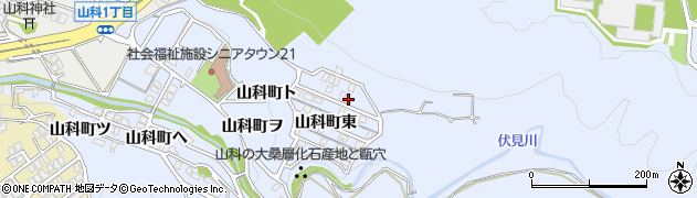 石川県金沢市山科町東26周辺の地図