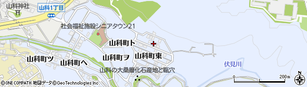 石川県金沢市山科町東24周辺の地図