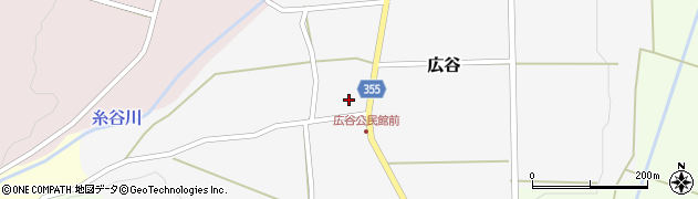 富山県南砺市広谷343周辺の地図