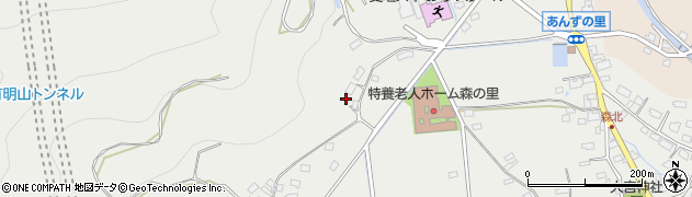 長野県千曲市森845周辺の地図