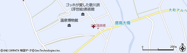 長野県大町市平大町温泉郷2809周辺の地図