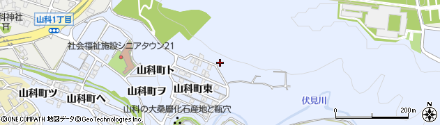 石川県金沢市山科町東7周辺の地図