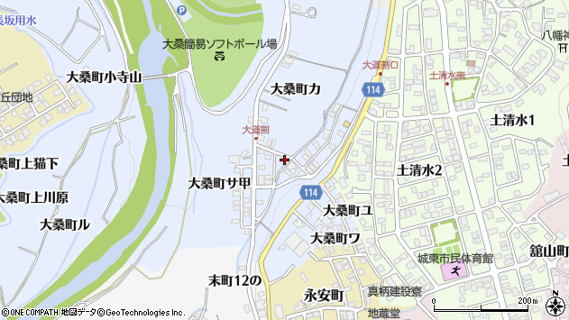 〒920-0946 石川県金沢市大桑町コの地図