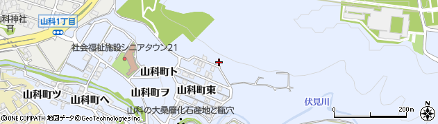 石川県金沢市山科町東6周辺の地図