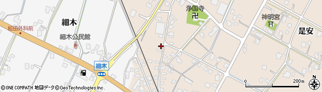 富山県南砺市是安4531周辺の地図