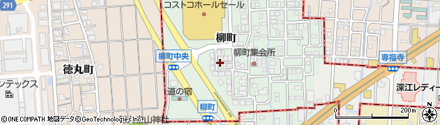 柳町1号緑地周辺の地図