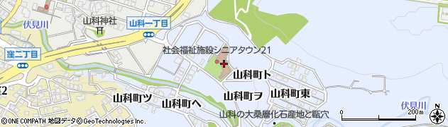 石川県金沢市山科町午40周辺の地図