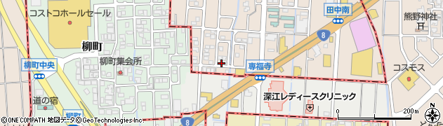 石川県白山市田中町90周辺の地図