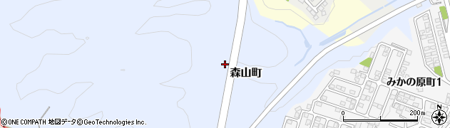 茨城県日立市森山町周辺の地図