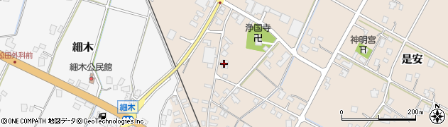 富山県南砺市是安4550周辺の地図
