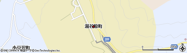 石川県金沢市湯谷原町周辺の地図