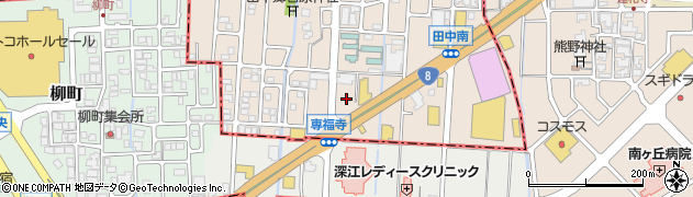 石川県白山市田中町151周辺の地図