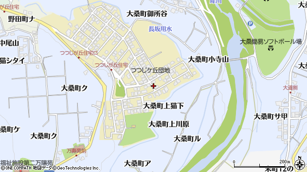 〒921-8103 石川県金沢市つつじが丘の地図