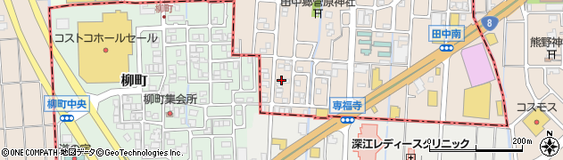 石川県白山市田中町40周辺の地図