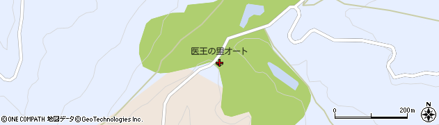 医王の里オートキャンプ場周辺の地図