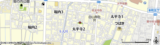 太平寺西公園周辺の地図