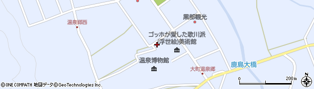 長野県大町市平大町温泉郷2823周辺の地図
