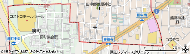 石川県白山市田中町581周辺の地図
