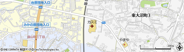 常陽銀行カスミ東大沼店 ＡＴＭ周辺の地図