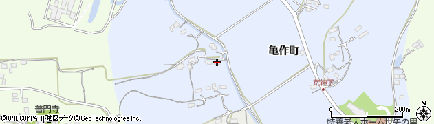 茨城県常陸太田市亀作町668周辺の地図