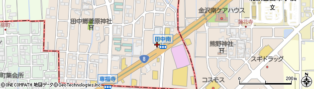 快活CLUB8号松任店周辺の地図