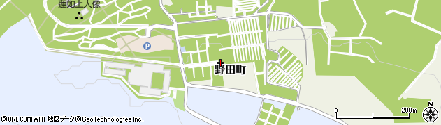 石川県金沢市野田町丙周辺の地図