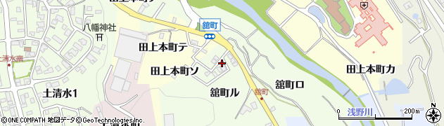 石川県金沢市舘町（ル）周辺の地図
