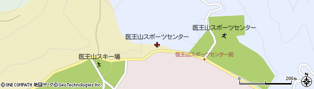 医王山スポーツセンターキャンプ場周辺の地図