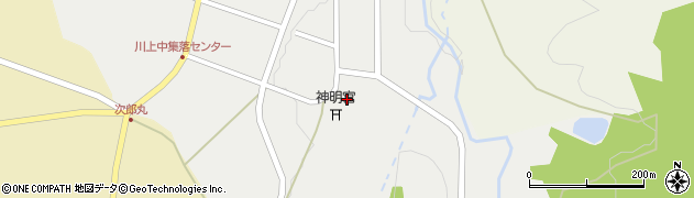富山県南砺市川上中525周辺の地図