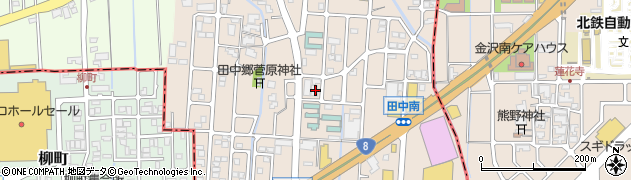 石川県白山市田中町707周辺の地図