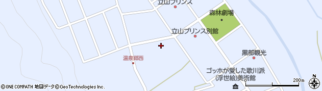 長野県大町市平大町温泉郷2882周辺の地図