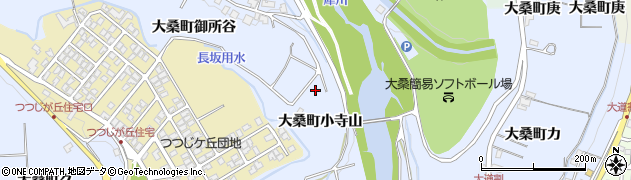 石川県金沢市大桑町小寺山周辺の地図