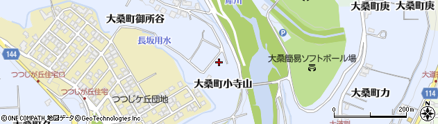 石川県金沢市大桑町（小寺山）周辺の地図