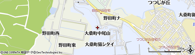 石川県金沢市大桑町中尾山22周辺の地図
