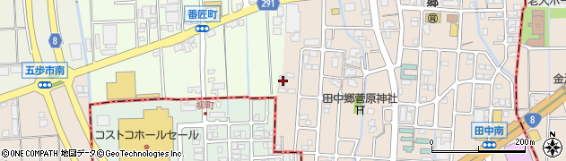 石川県白山市田中町7周辺の地図