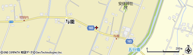 栃木県芳賀郡芳賀町与能1065周辺の地図