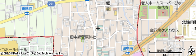 石川県白山市田中町162周辺の地図