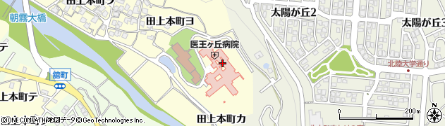 石川県金沢市田上本町（カ）周辺の地図