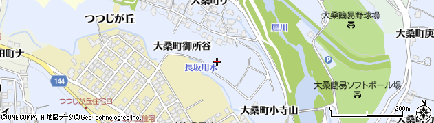 石川県金沢市大桑町（御所谷）周辺の地図