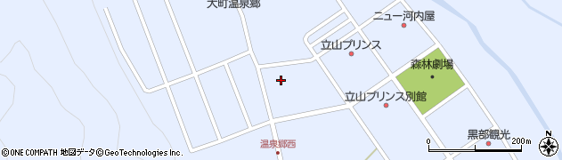 長野県大町市平大町温泉郷2870周辺の地図
