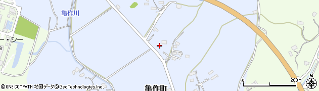 茨城県常陸太田市亀作町351周辺の地図