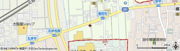 石川県白山市番匠町296周辺の地図