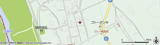 茨城県常陸太田市新地町周辺の地図